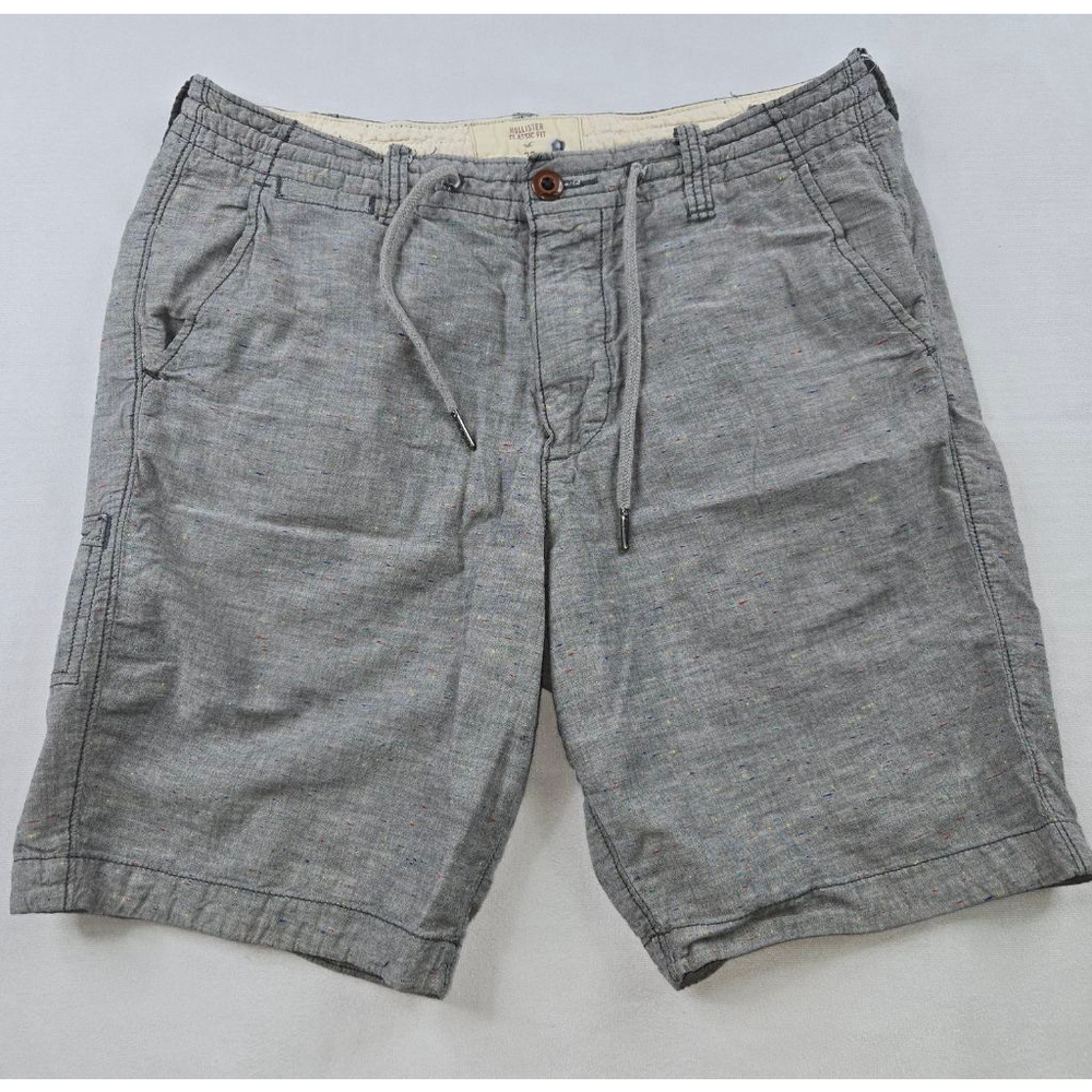 Men's Hollister Grey Shorts Waist 32 with Multicolor Flecks